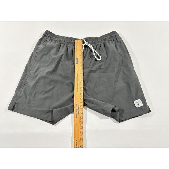 Spicy Tuna Swim Trunks Shorts Mens 5" Pockets Poly Blend Stretch Gray Sz S - Picture 5 of 10